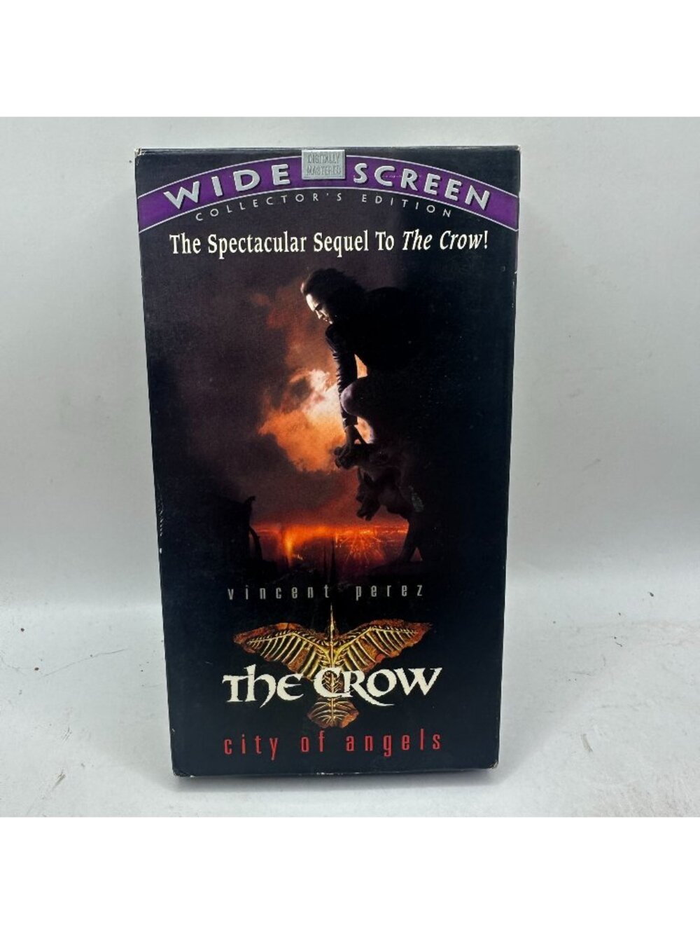 The Crow: City Of Angels VHS Widescreen Collectors Edition 1997 Vincent Perez